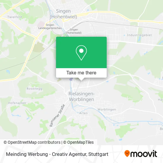 Карта Meinding Werbung - Creativ Agentur