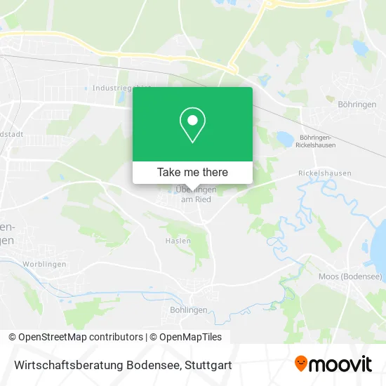 Карта Wirtschaftsberatung Bodensee