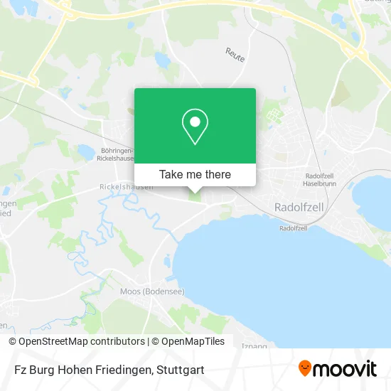 Карта Fz Burg Hohen Friedingen