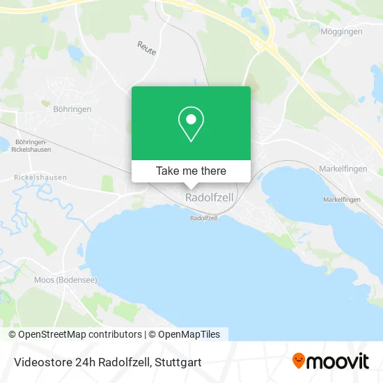 Карта Videostore 24h Radolfzell