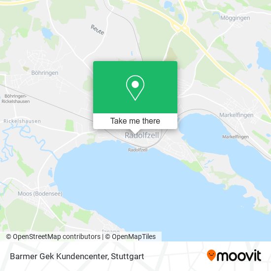 Barmer Gek Kundencenter map