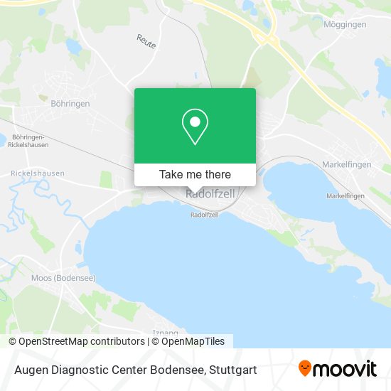 Augen Diagnostic Center Bodensee map