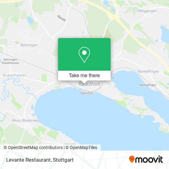 Levante Restaurant map