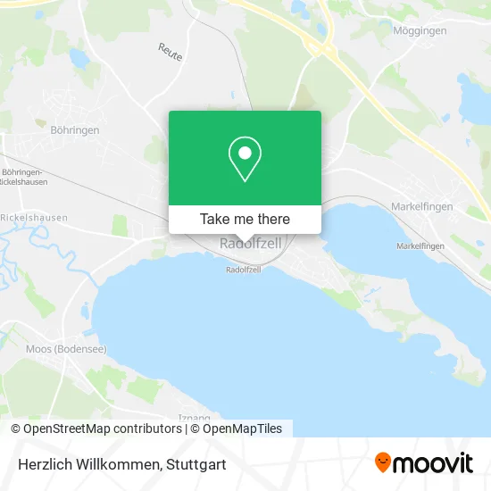 Карта Herzlich Willkommen