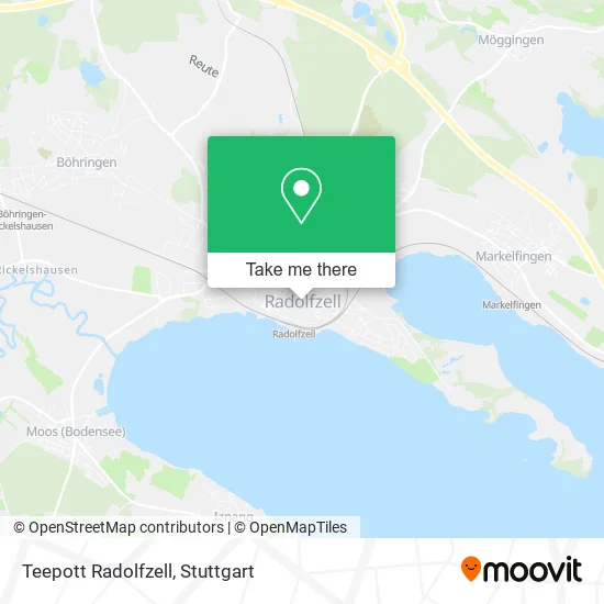 Карта Teepott Radolfzell