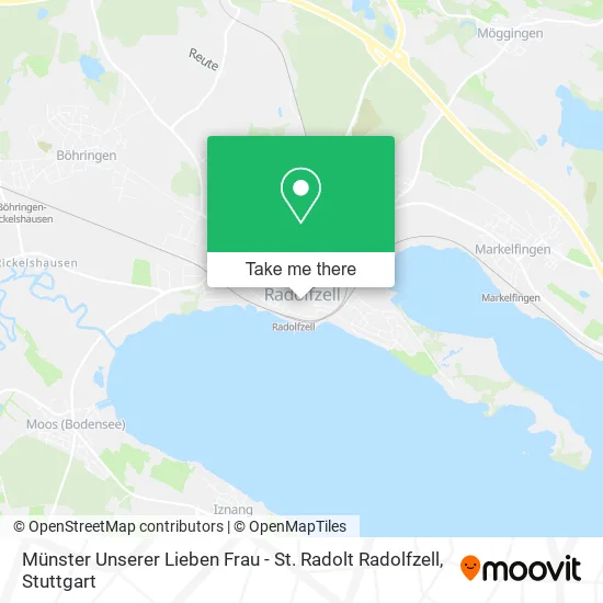 Карта Münster Unserer Lieben Frau - St. Radolt Radolfzell