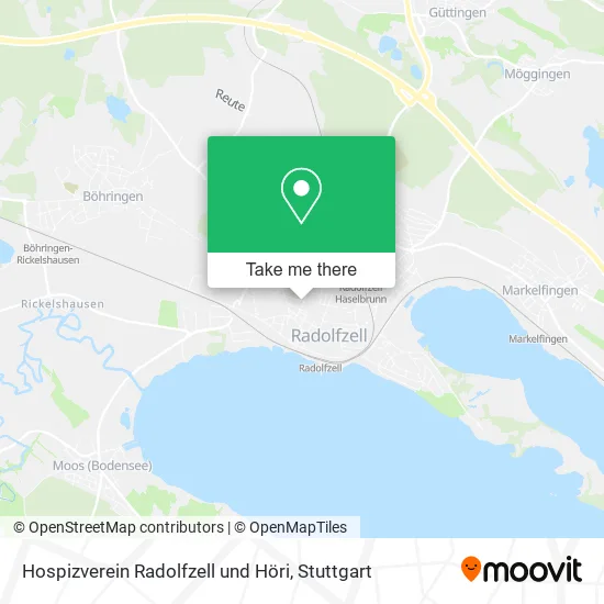 Карта Hospizverein Radolfzell und Höri