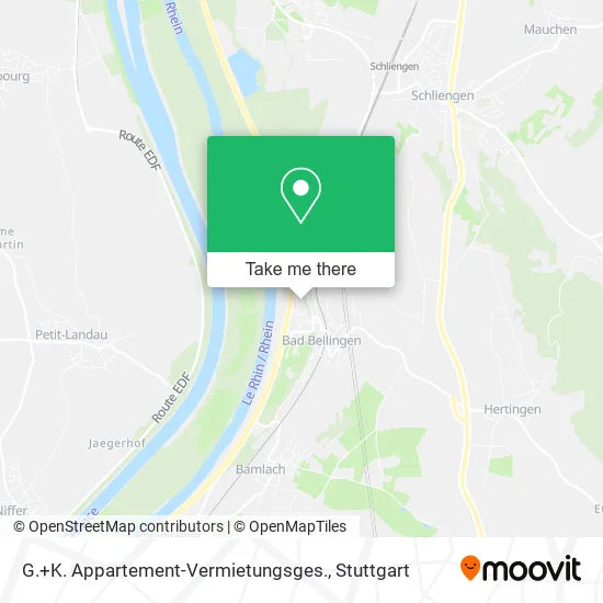 Карта G.+K. Appartement-Vermietungsges.