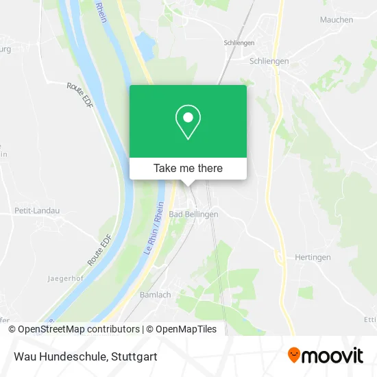 Карта Wau Hundeschule