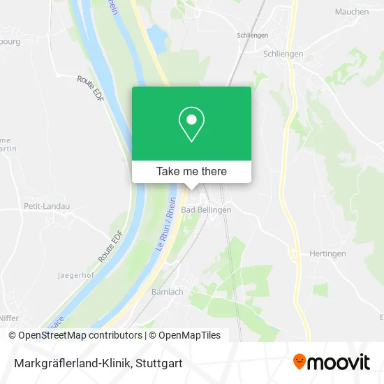 Карта Markgräflerland-Klinik