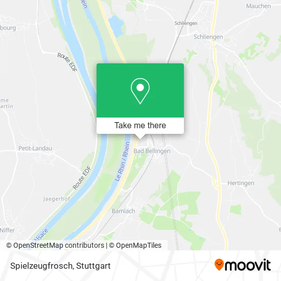 Карта Spielzeugfrosch