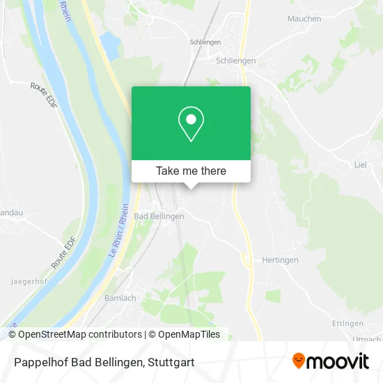 Карта Pappelhof Bad Bellingen