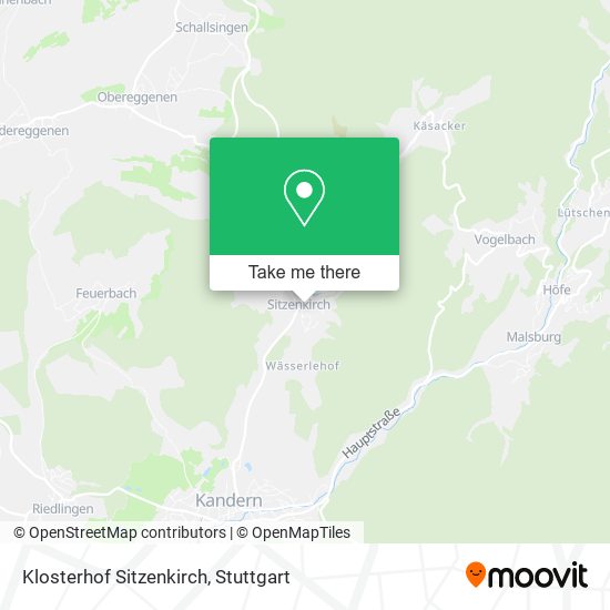 Klosterhof Sitzenkirch map