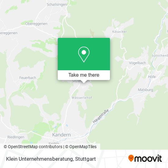 Klein Unternehmensberatung map