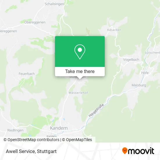 Карта Awell Service