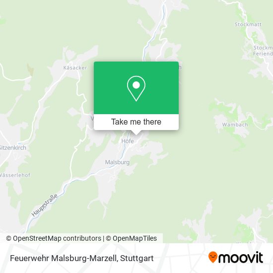Карта Feuerwehr Malsburg-Marzell