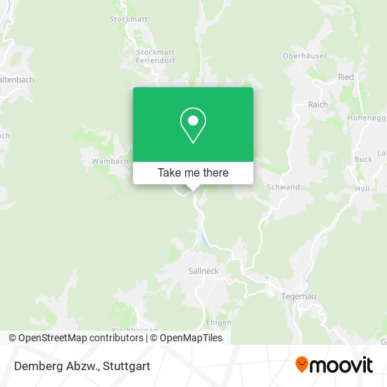 Demberg Abzw. map