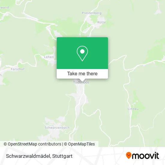 Карта Schwarzwaldmädel