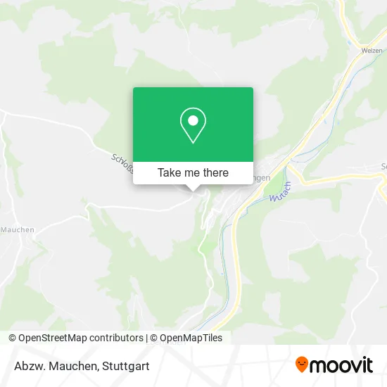 Карта Abzw. Mauchen