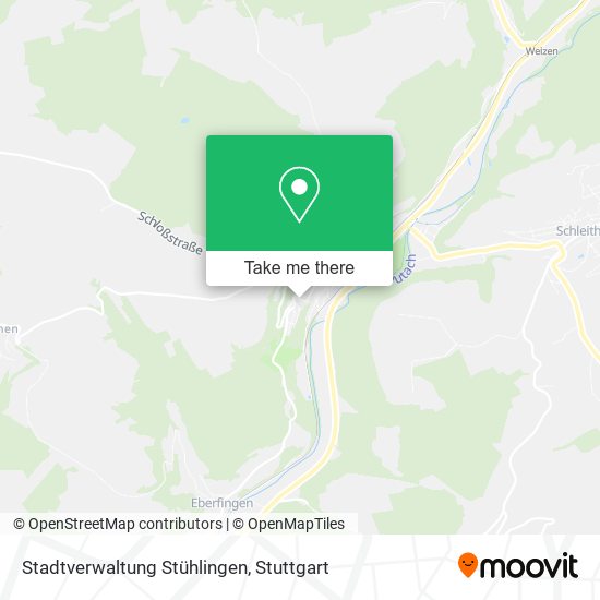 Stadtverwaltung Stühlingen map