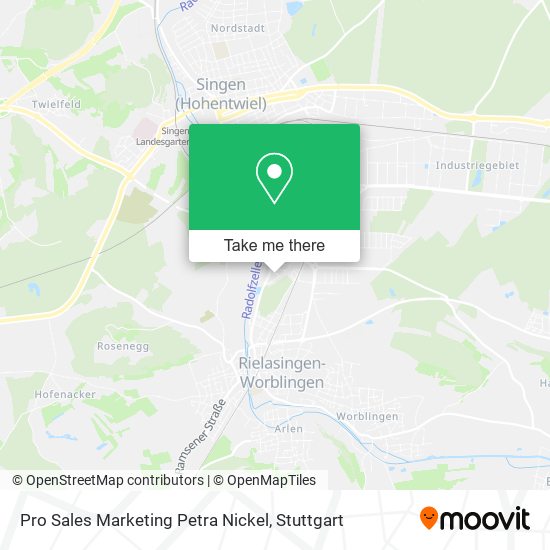 Pro Sales Marketing Petra Nickel map
