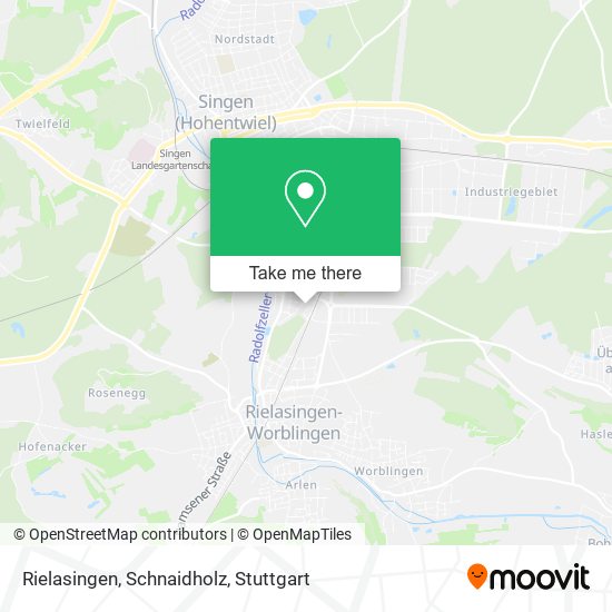 Rielasingen, Schnaidholz map