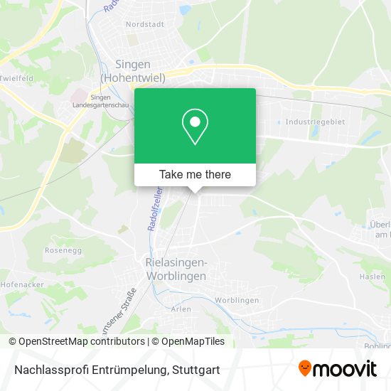 Nachlassprofi Entrümpelung map