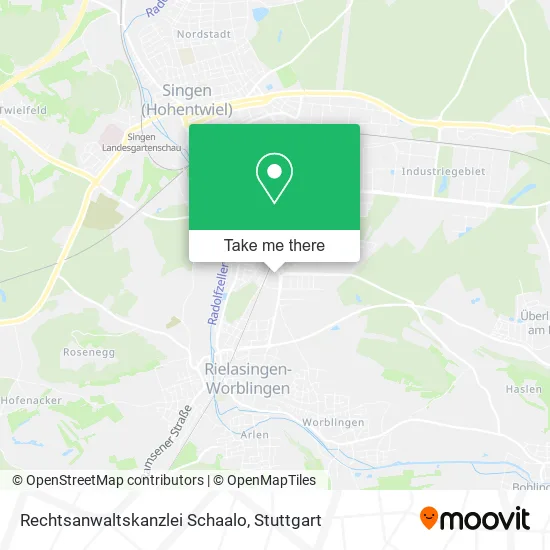Карта Rechtsanwaltskanzlei Schaalo