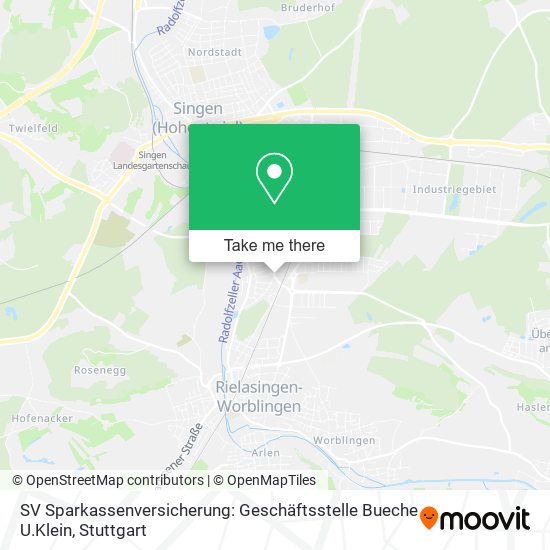 SV Sparkassenversicherung: Geschäftsstelle Bueche U.Klein map