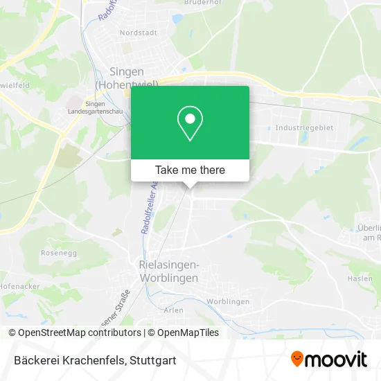 Карта Bäckerei Krachenfels