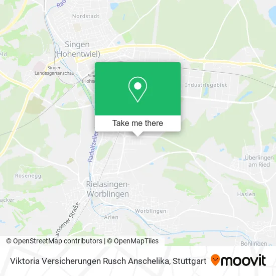 Карта Viktoria Versicherungen Rusch Anschelika