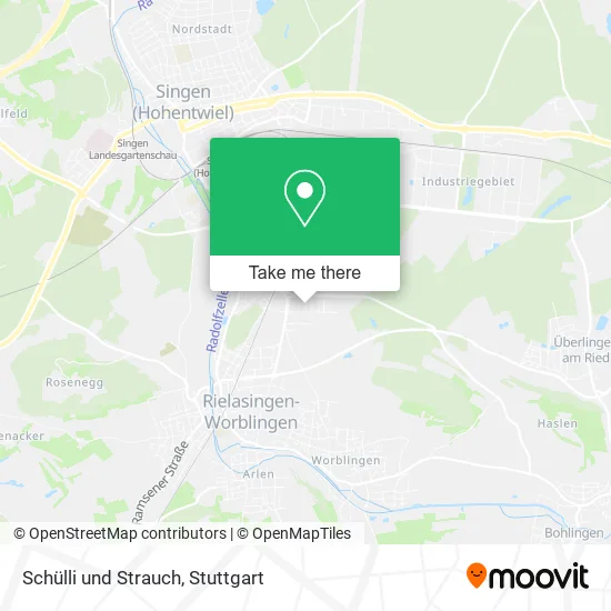 Карта Schülli und Strauch