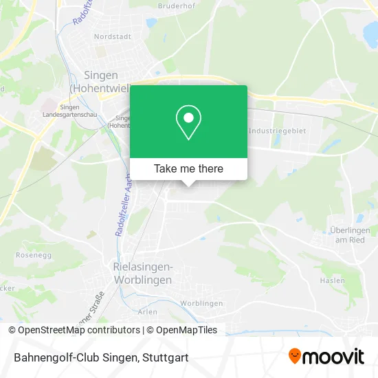 Карта Bahnengolf-Club Singen