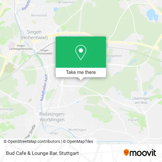 Карта Bud Cafe & Lounge Bar