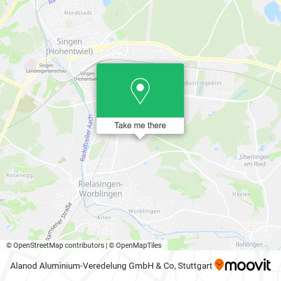 Карта Alanod Aluminium-Veredelung GmbH & Co