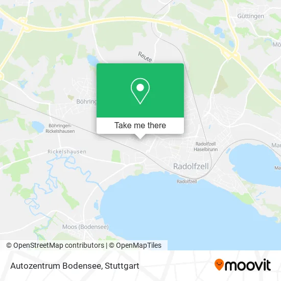 Карта Autozentrum Bodensee