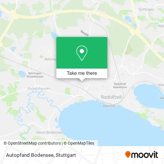 Карта Autopfand Bodensee