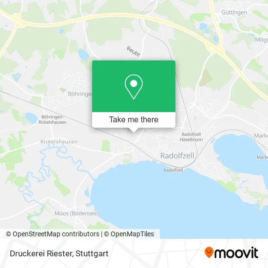 Карта Druckerei Riester