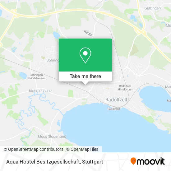 Карта Aqua Hostel Besitzgesellschaft