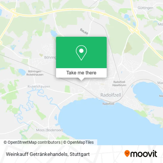 Карта Weinkauff Getränkehandels