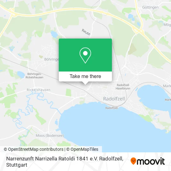 Карта Narrenzunft Narrizella Ratoldi 1841 e.V. Radolfzell