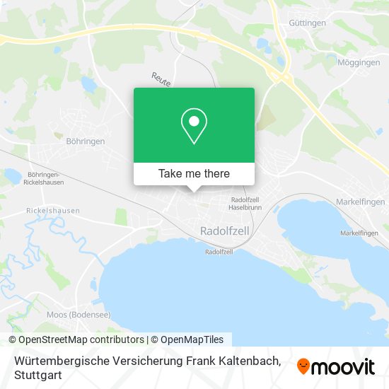 Würtembergische Versicherung Frank Kaltenbach map