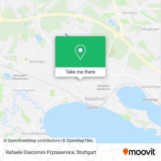 Rafaele Giacomini Pizzaservice map