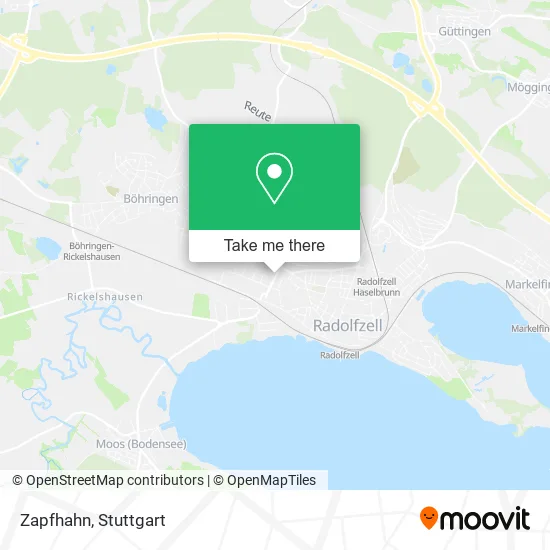 Карта Zapfhahn