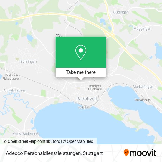 Adecco Personaldienstleistungen map