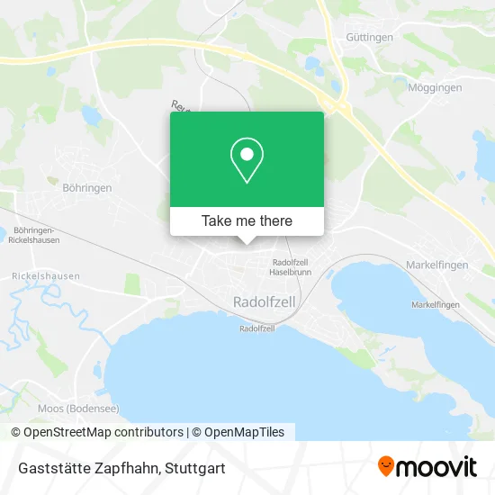 Карта Gaststätte Zapfhahn
