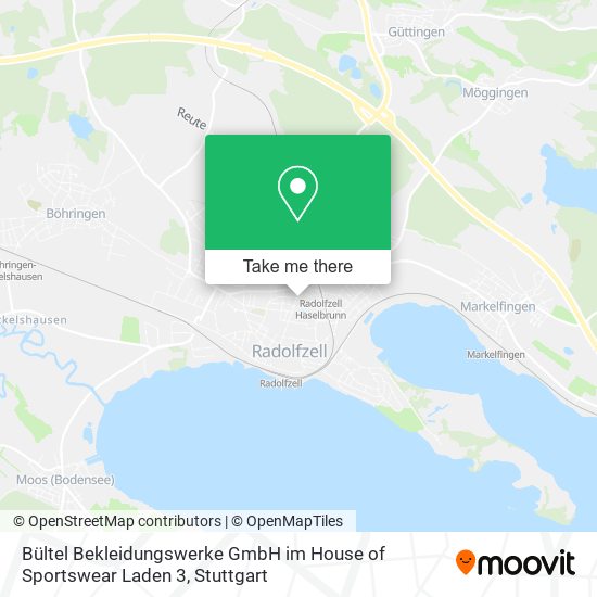 Bültel Bekleidungswerke GmbH im House of Sportswear Laden 3 map