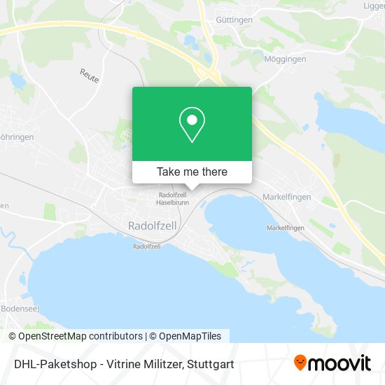 DHL-Paketshop - Vitrine Militzer map