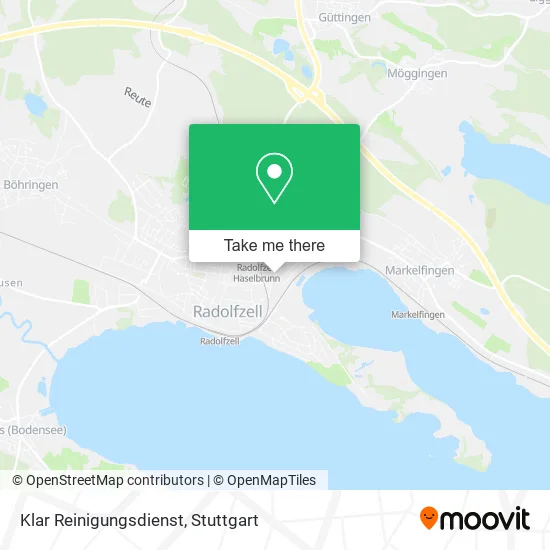 Карта Klar Reinigungsdienst