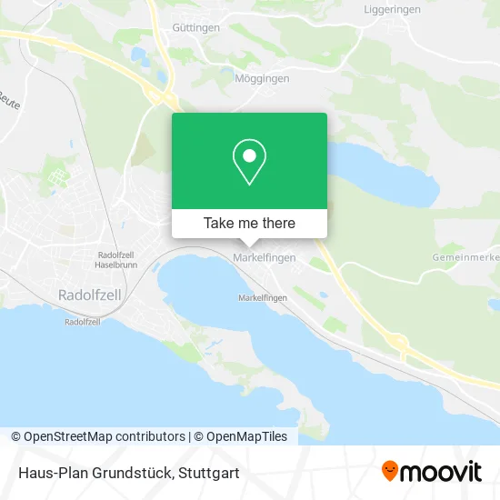 Карта Haus-Plan Grundstück